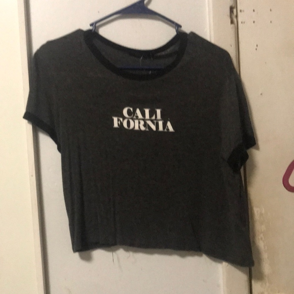 Dark gray top